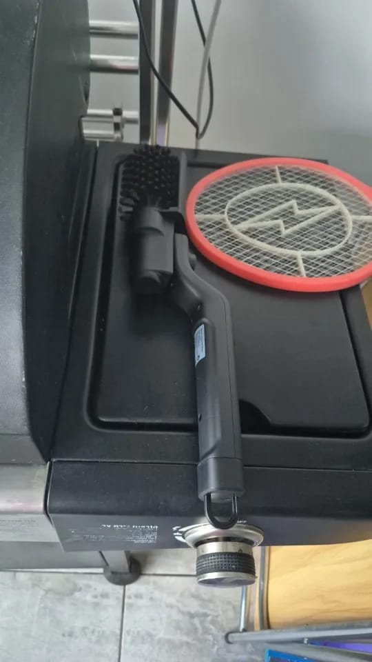 Customer photo review of GrillSpin Powered Grill Brush