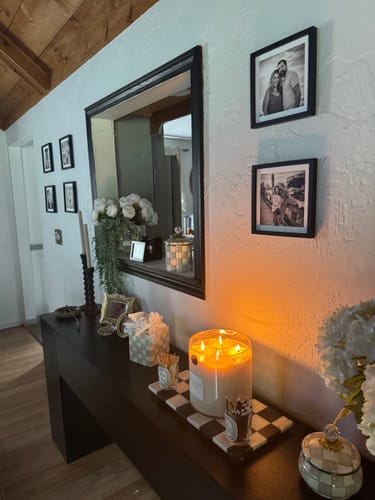 Customer photo review of Baby Big Ass Candle - Hibiscus Rose - 150 oz
