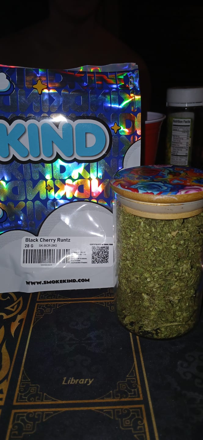 Customer photo review of Black Cherry Runtz - 28 Grams - Indica