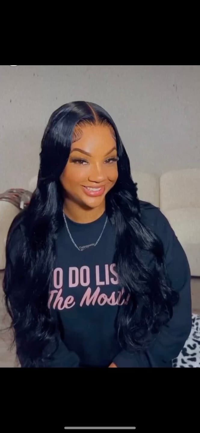 Customer photo review of Wavymy Pre-Cut 13x6 Max Lace Frontal Wig Drawstring Wear & Go Wigs Dome Cap Glueless Wigs 180% Density