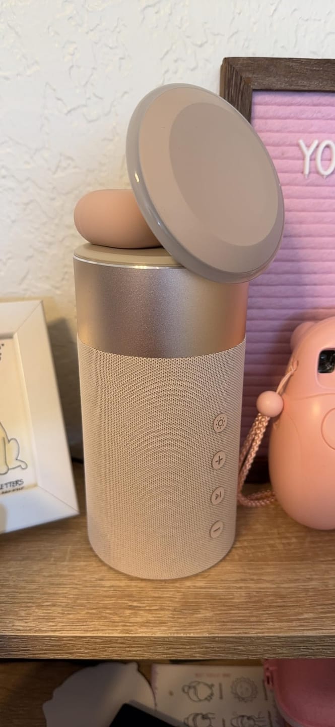 Customer photo review of GlowCharge 3-in-1 Charging Speaker