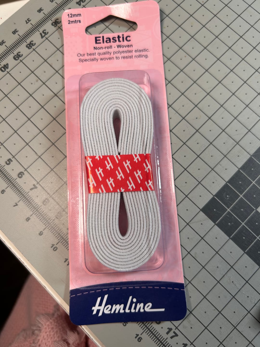 Customer photo review of Hemline Woven Non-Roll Elastic