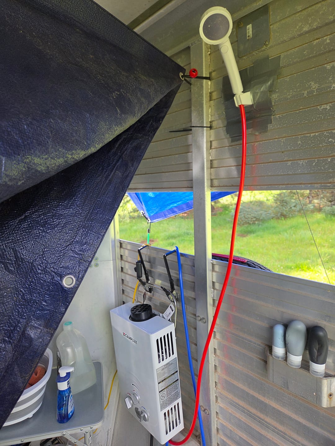 Customer photo review of Camplux BW158P60 Camping Water Heater With Pump Kit