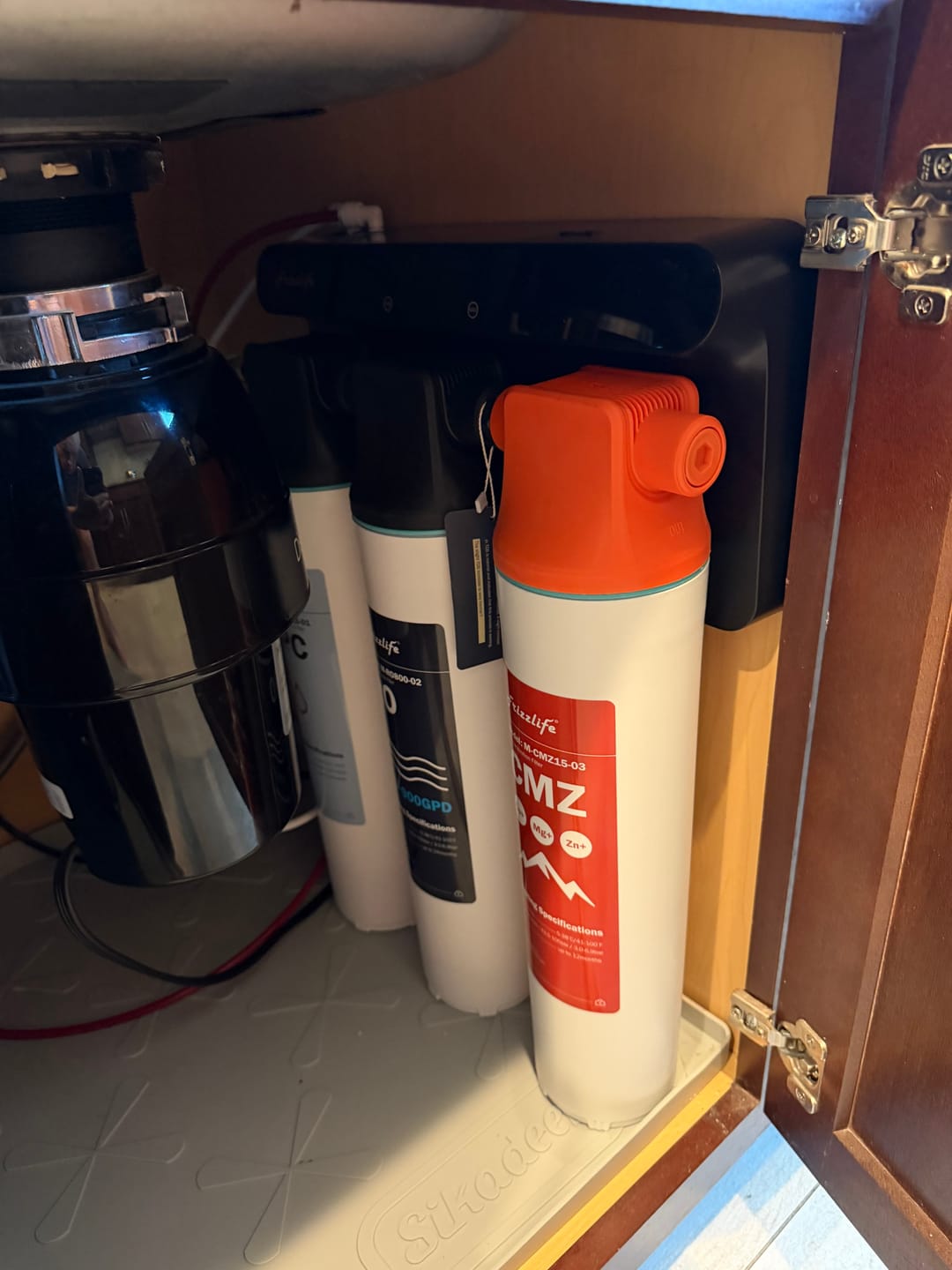 Customer photo review of Frizzlife M800 Non-Electric Tankless RO System, 900 GPD Alkaline Remineralization