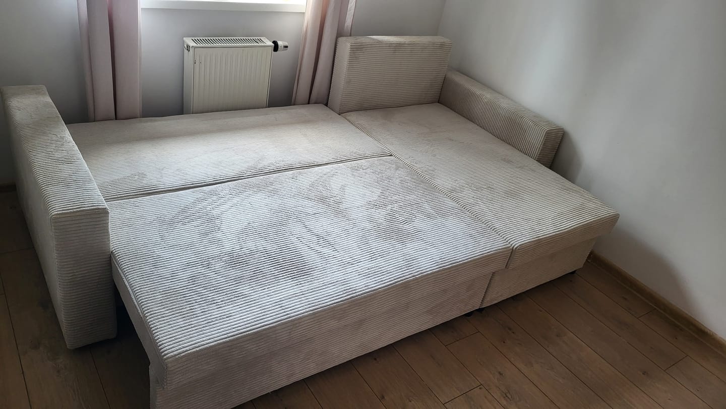 Customer photo review of Narożnik NEO BP sztruks