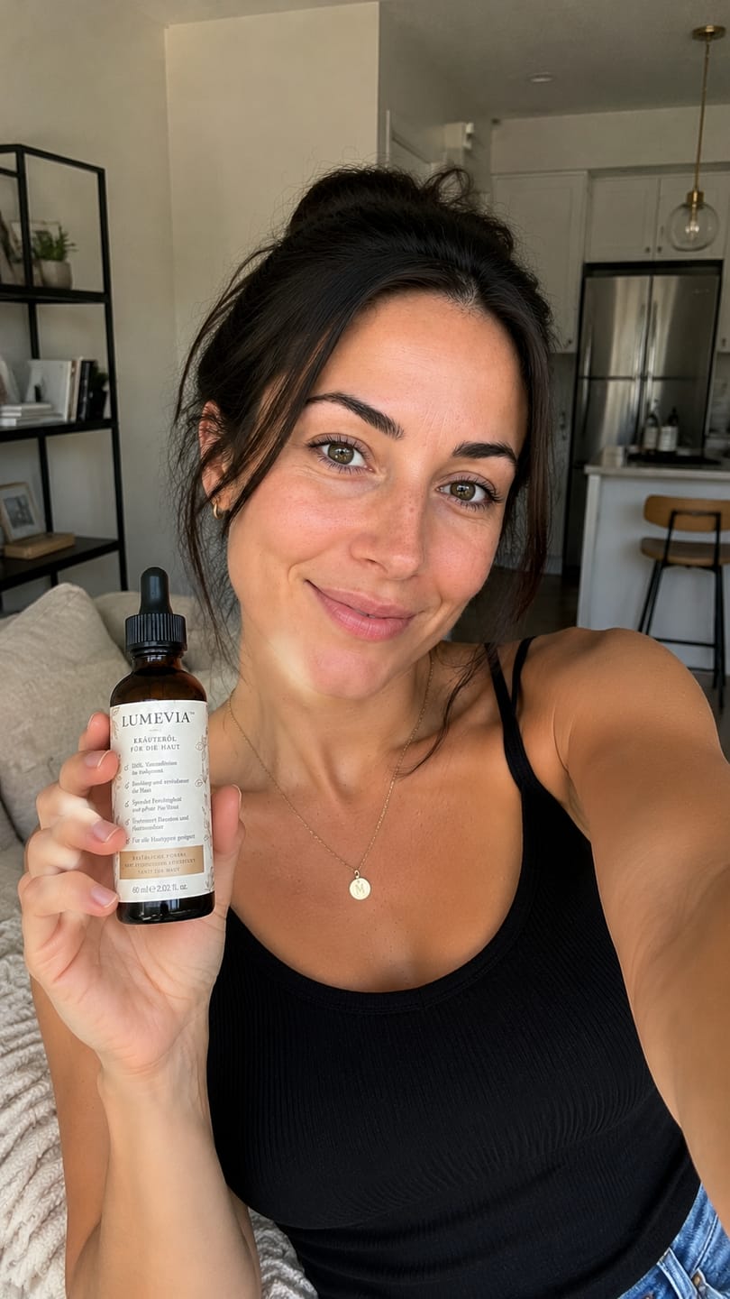 Customer photo review of Olio naturale contro i peli indesiderati del viso