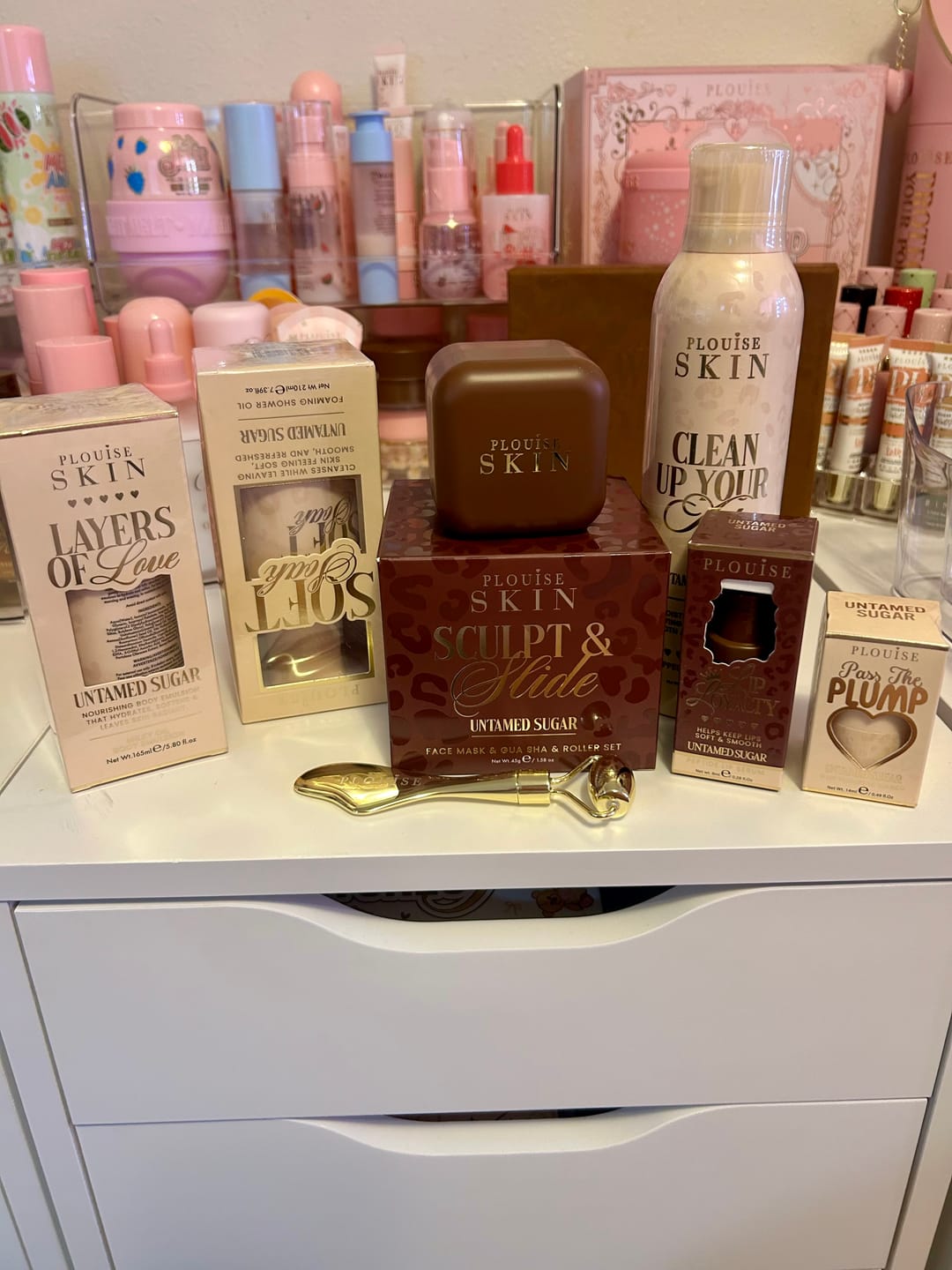 Customer photo review of Cheetah Hot Hunt Skin & Body Self Care Set