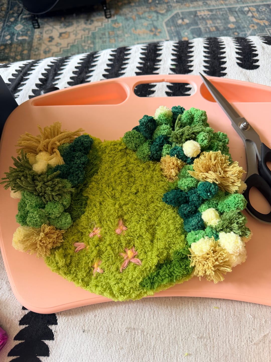 Customer photo review of FLORAL GROVE - Moss Coaster Kit