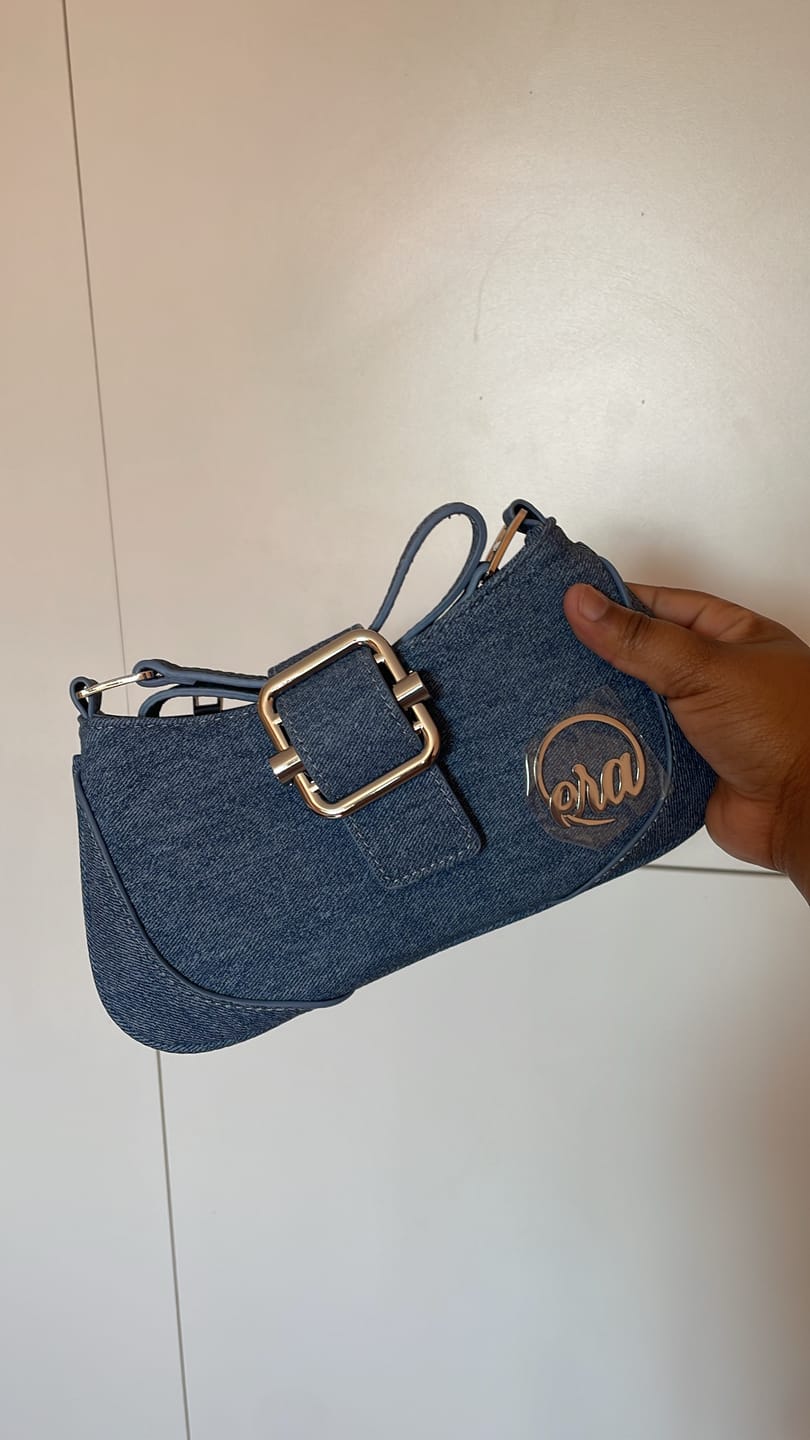 Customer photo review of Denim Lily Shoulder Bag