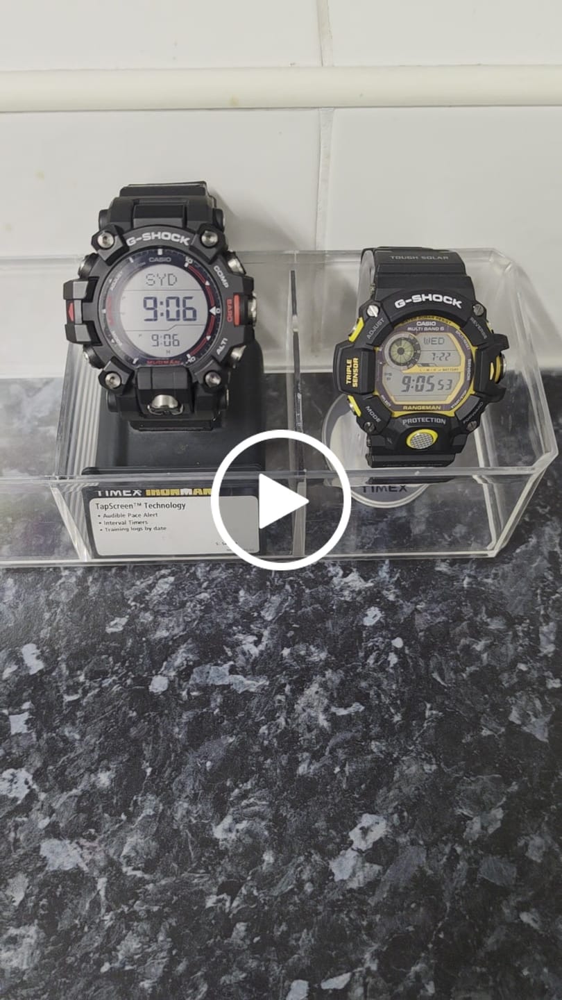 Customer video review of Casio G-SHOCK Men's 53mm Digital Watch GW9500-1D