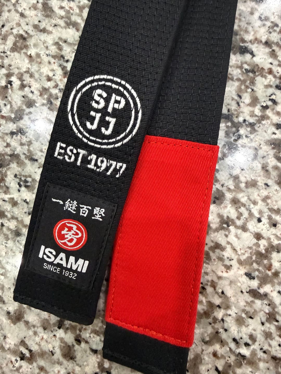 Customer photo review of Isami BJJ Black Belt Premium