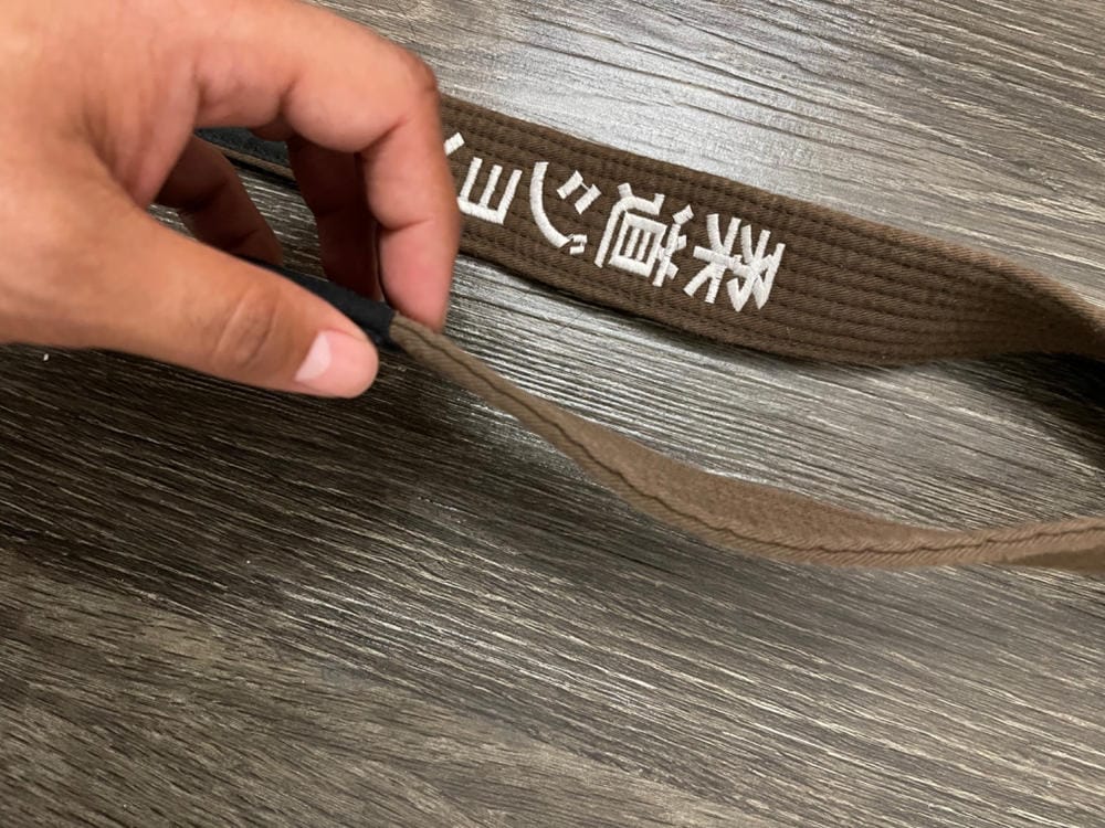 Customer photo review of Isami Brown Belt