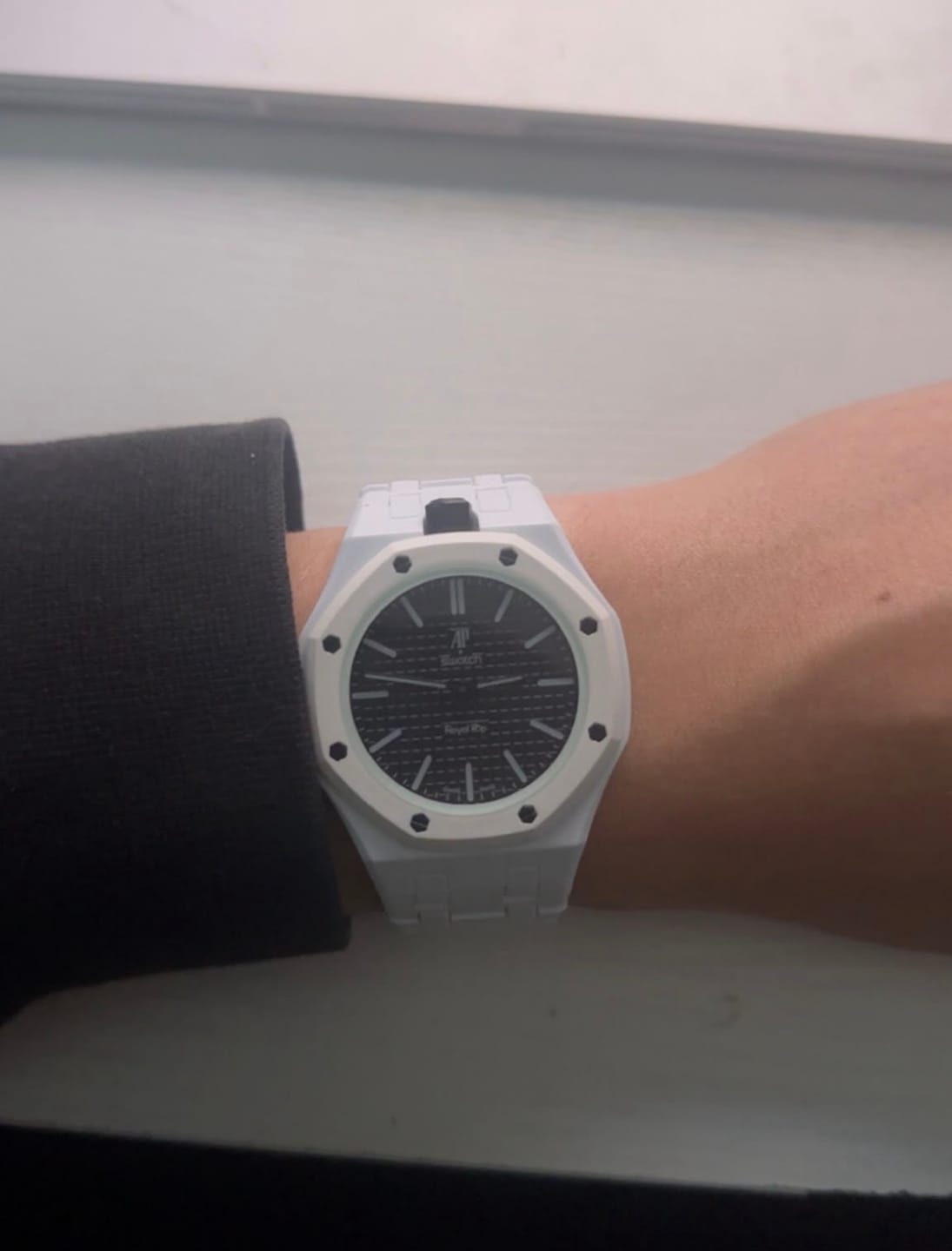 Customer photo review of Swatch x Audemars Piguet Bioceramic Royal Pop Ocho Negro