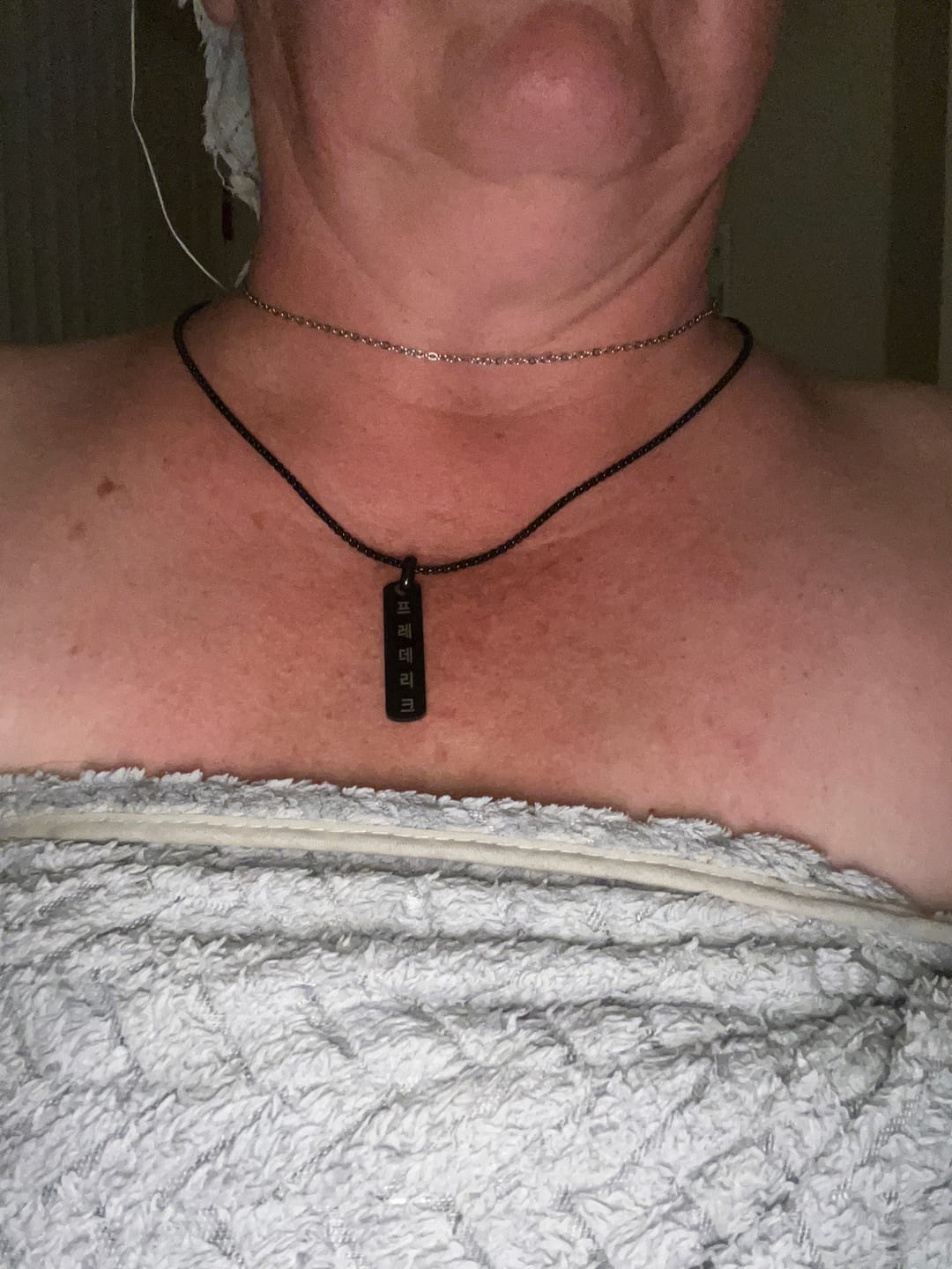 Customer photo review of Collier Personnalisé Coréen