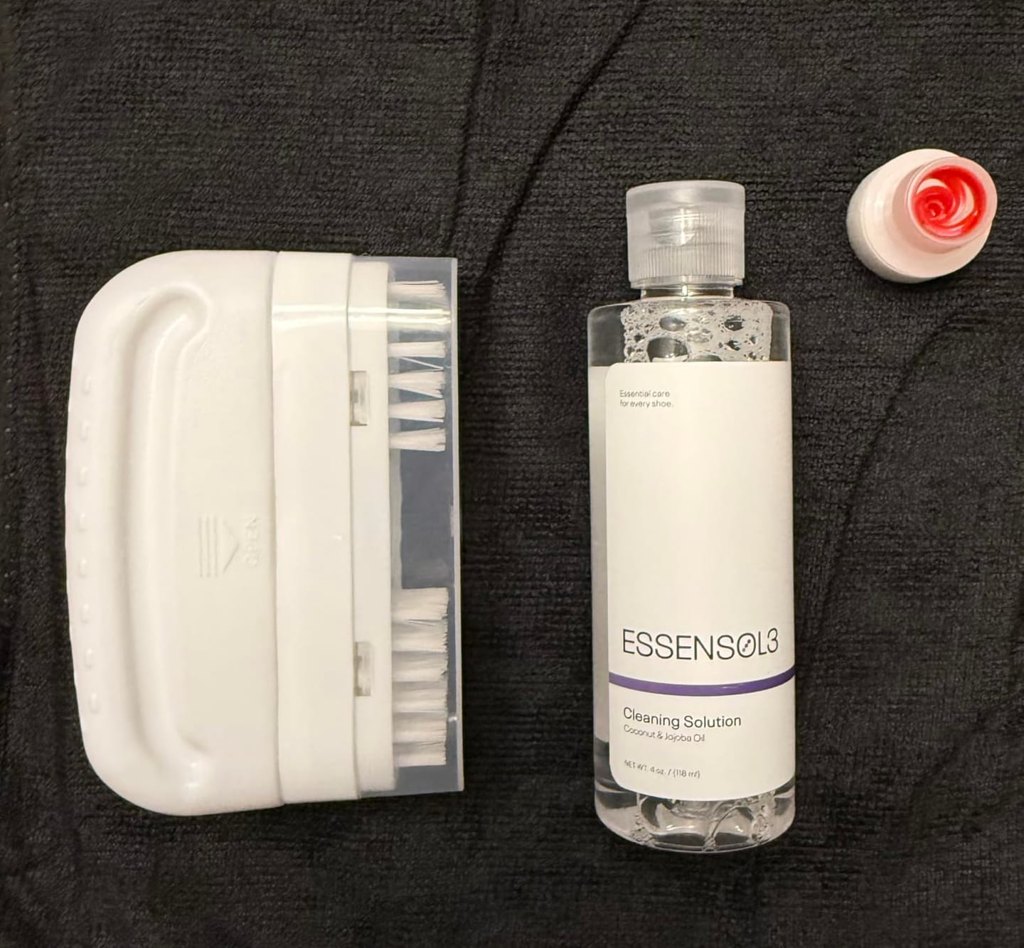 Customer photo review of Shoe Care Kit