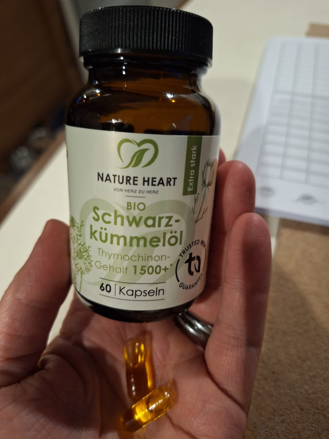 Customer photo review of BIO Schwarzkümmelöl 1500+ Thymochinongehalt