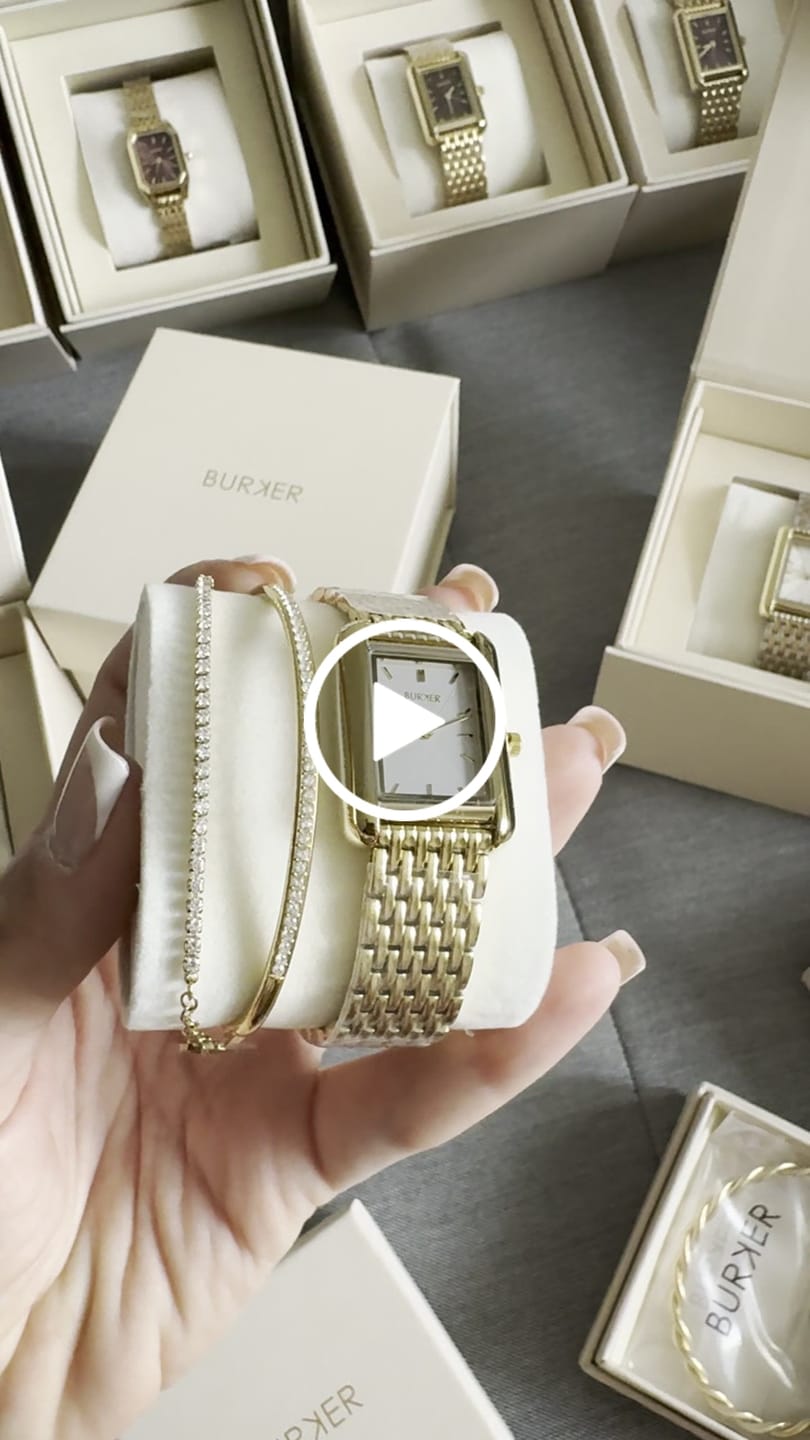 Customer video review of Olivia Gold White