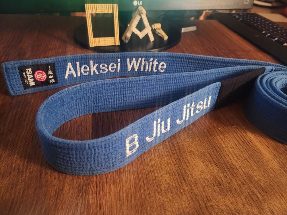 Customer photo review of Isami Blue Belt