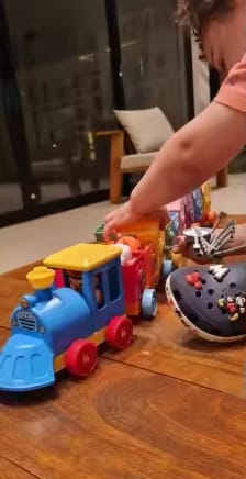 Customer photo review of CleverCargo™ Learning Train