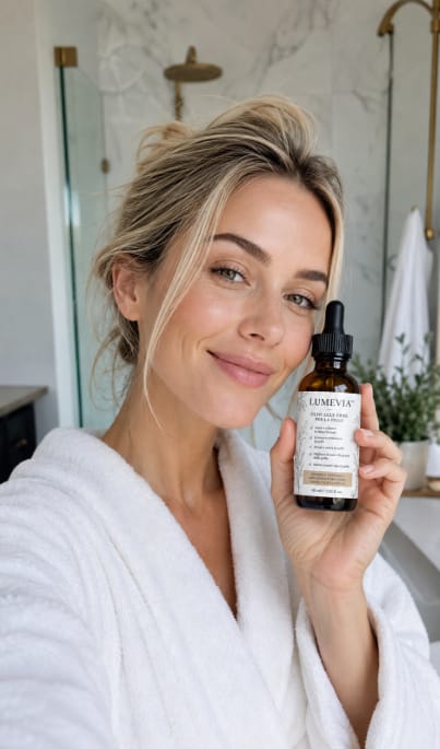 Customer photo review of Olio naturale contro i peli indesiderati del viso