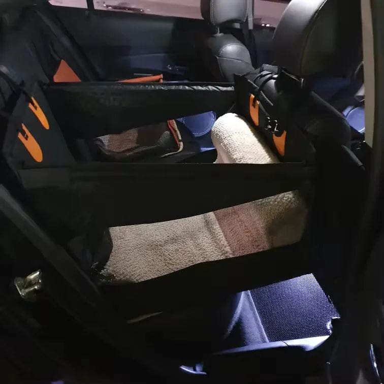 Customer photo review of Caisse de transport sécurisé voiture pour chien