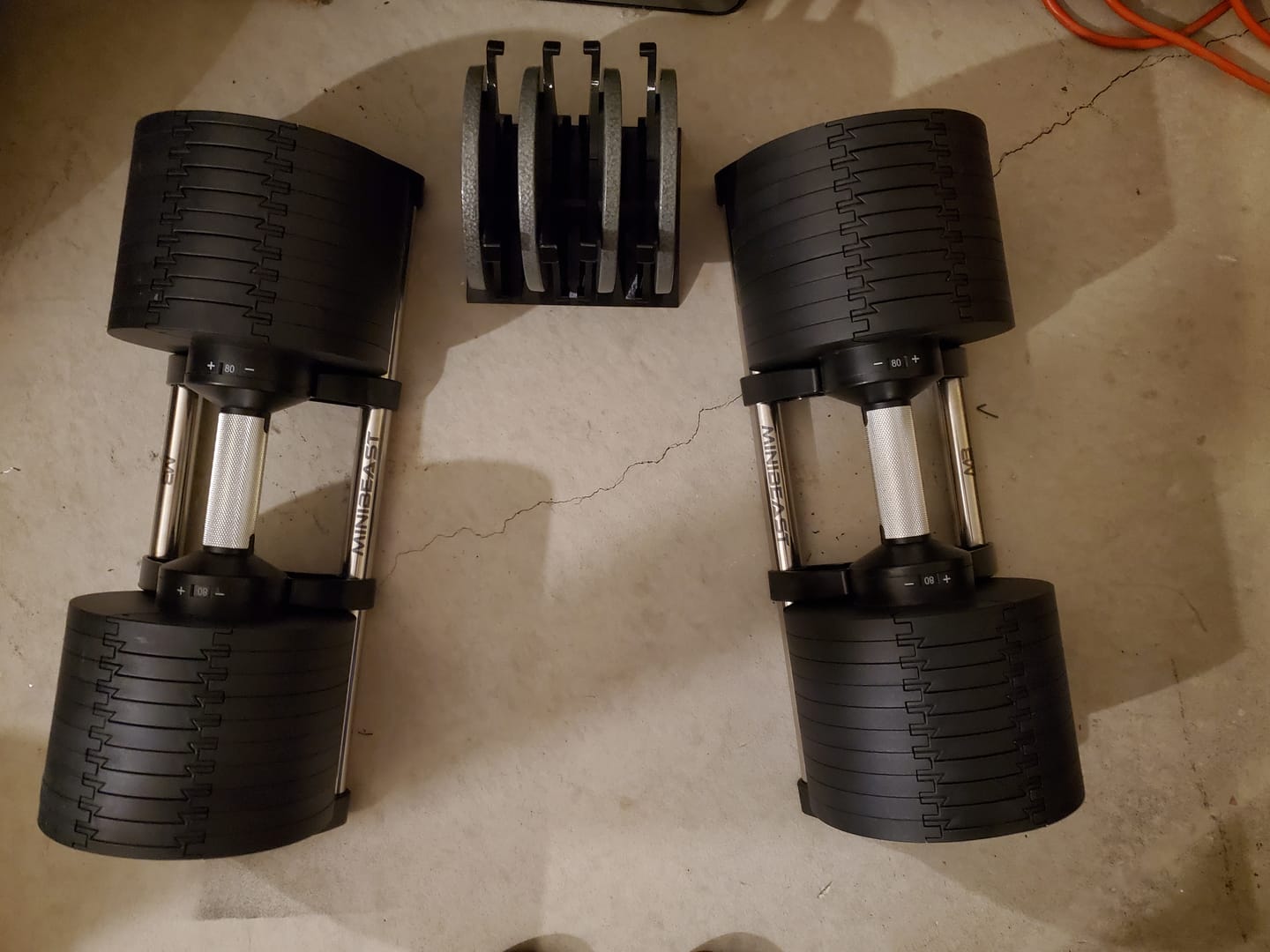 Customer photo review of MB PRO Adjustable Dumbbell 100lb