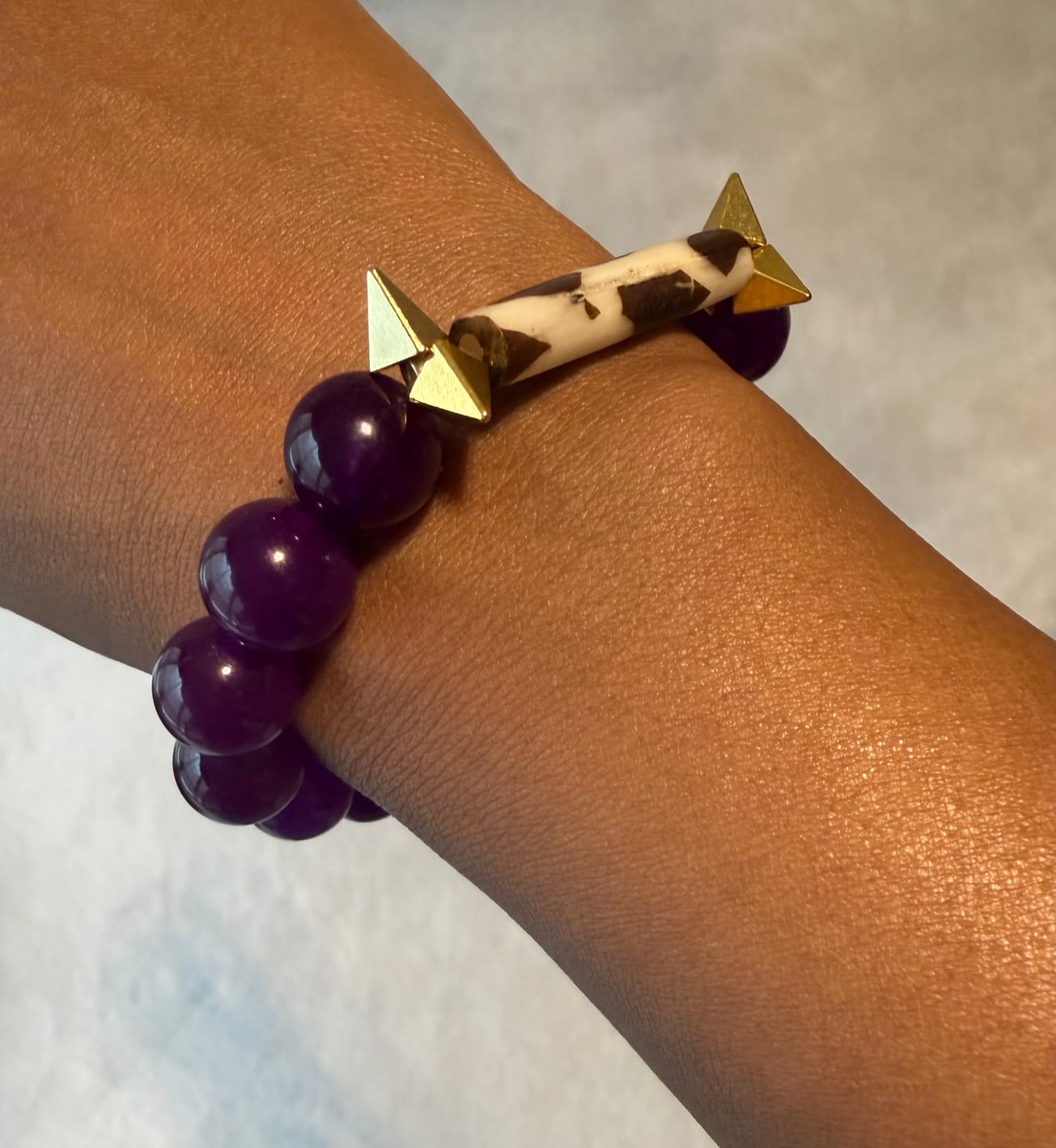 Customer photo review of Serengeti Nights Stretch Bracelet