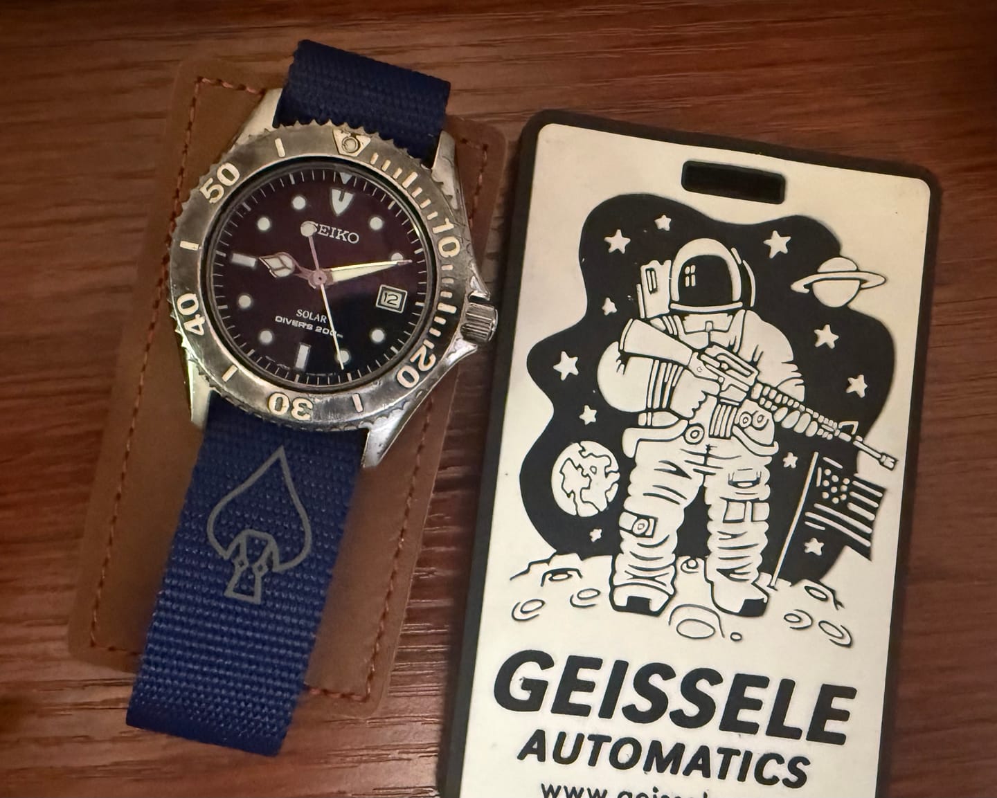 Customer photo review of NOFORN Single-Pass Watch Strap