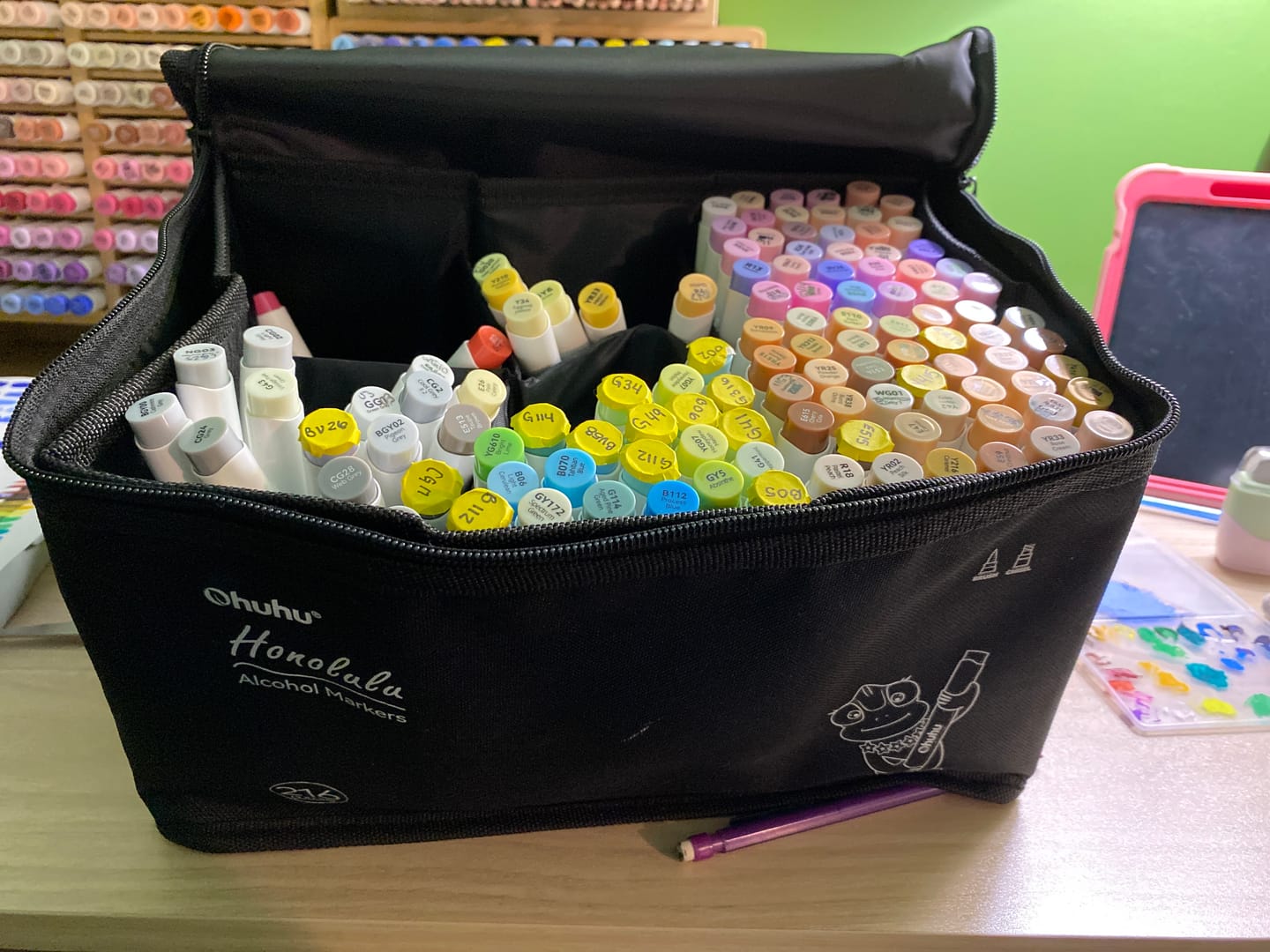 Customer photo review of Ohuhu Marker Bag for Oahu and Honolulu Series