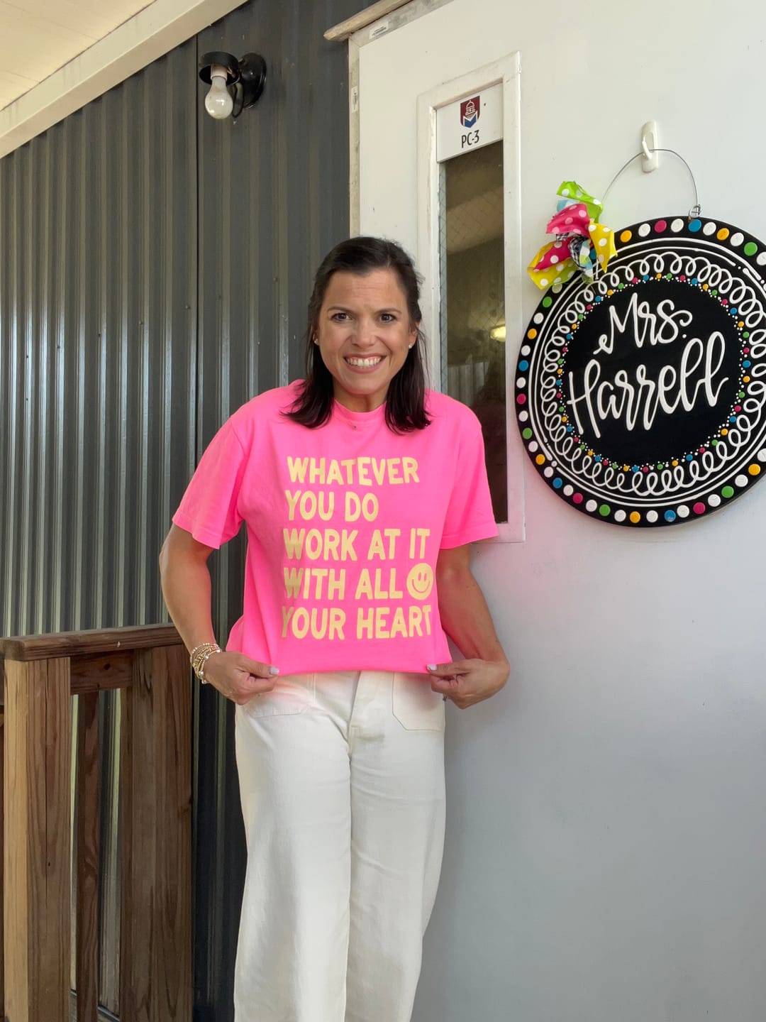 Customer photo review of All Your Heart Tee