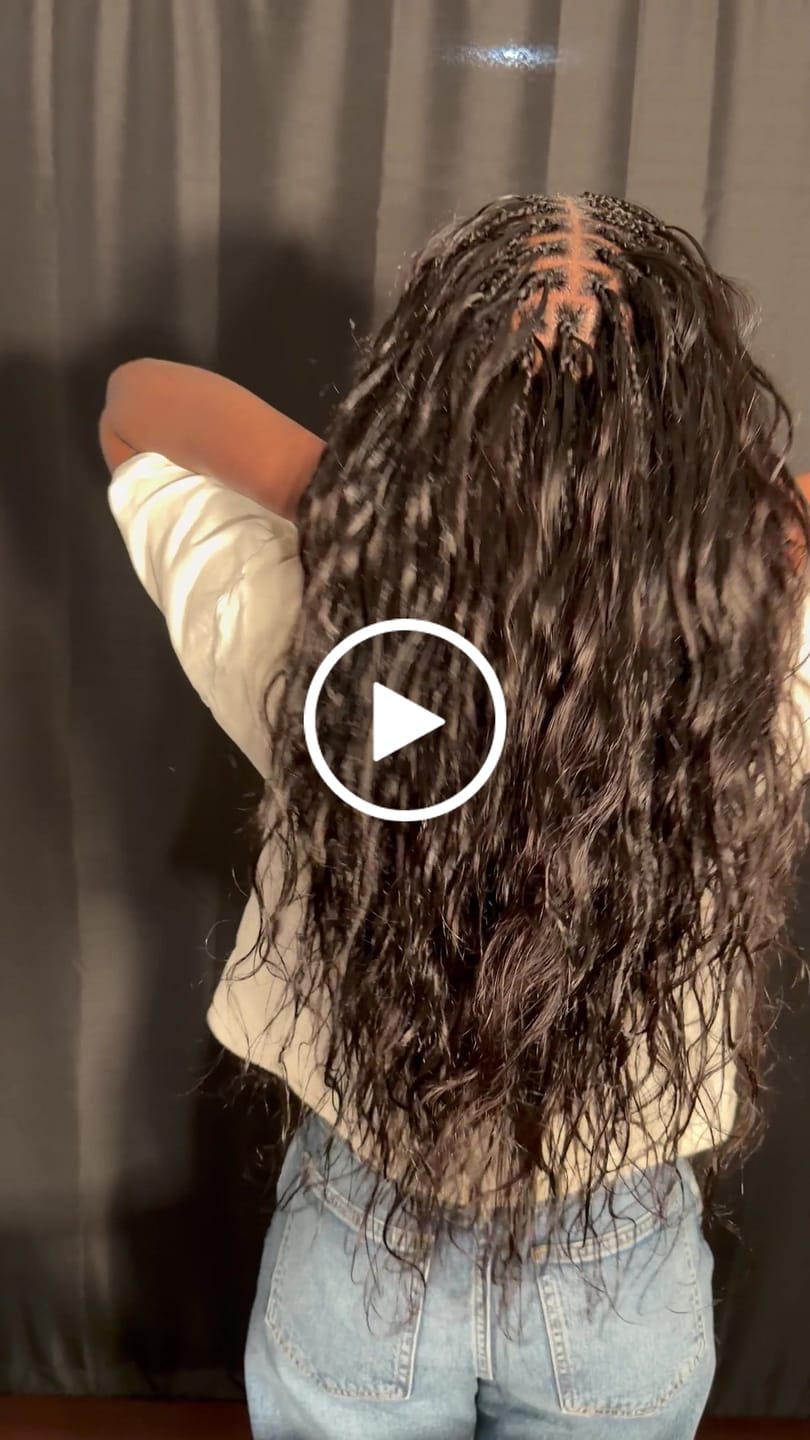 Customer video review of Wholesale - Double Drawn Burmese Hair Bulk Braiding Hair (Price for 1 Bundle)