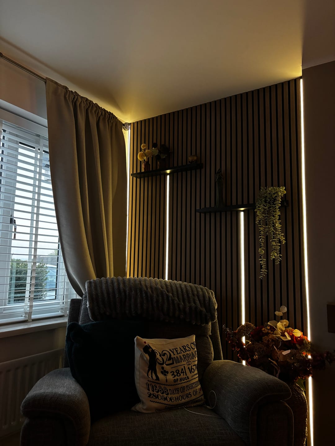 Customer photo review of Premium LED light kit 4 x 240cm LED Light Strips