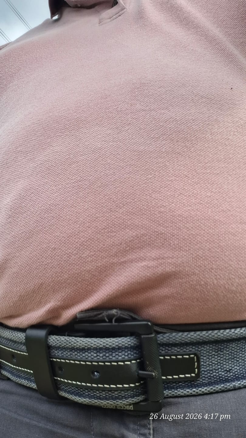 Customer photo review of Bacca Bucci Water-Washed Canvas Belt with Genuine Leather Component