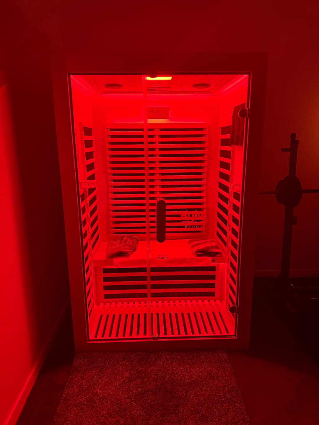 Customer photo review of Kylin Low EMF Carbon Infrared Sauna 2 Person with floor heater H6201-F