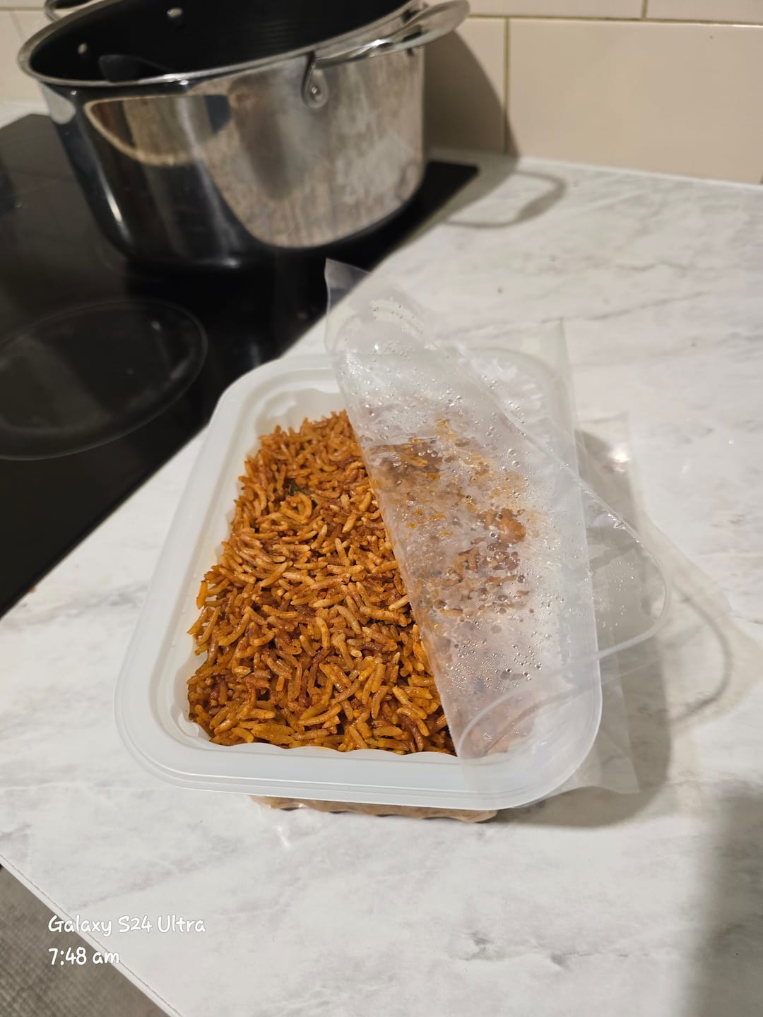 Customer photo review of OG's Jollof Rice