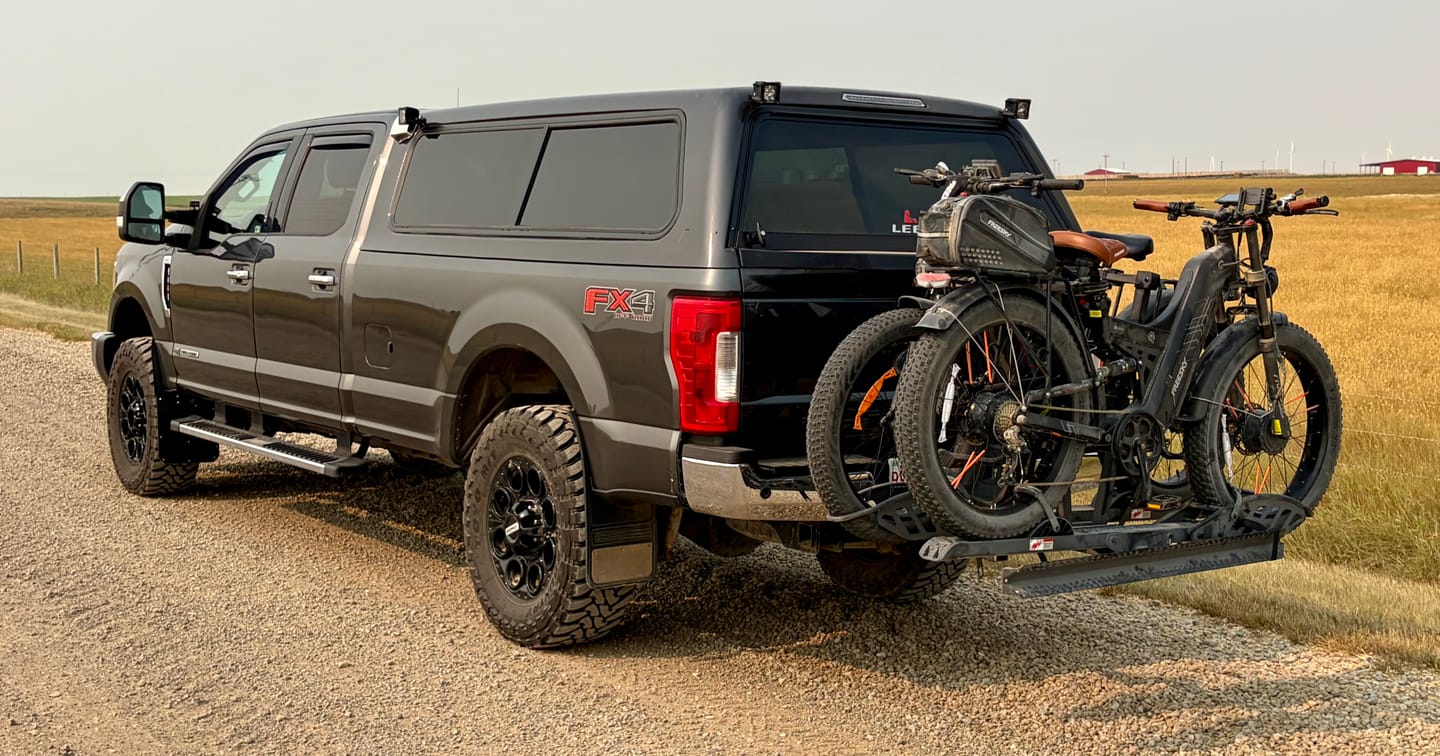 Customer photo review of CRAVOT CyberRack E2 Hitch Bike Rack