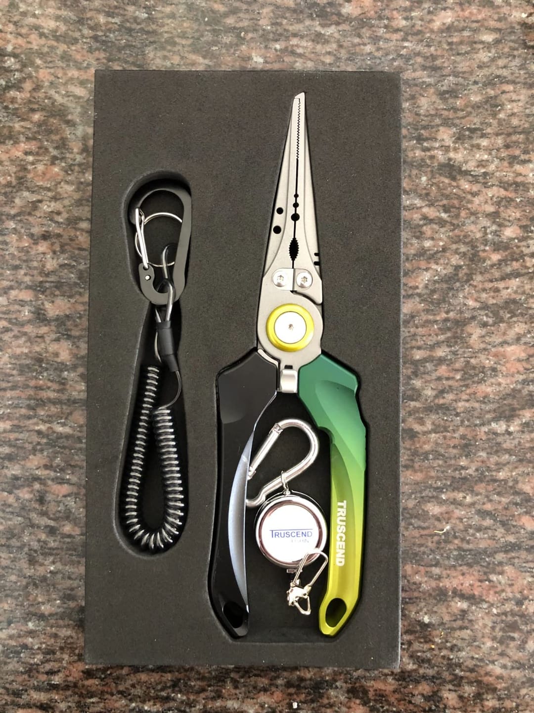 Customer photo review of Lockable Fishing Pliers with Ergonomic Handle & Teflon Coating