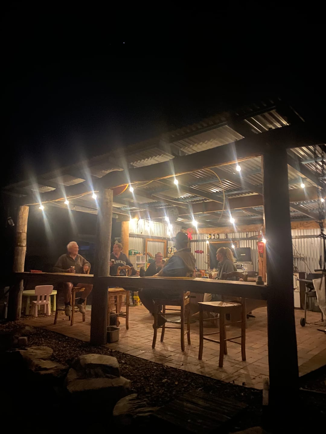 Customer photo review of Solar Festoon Lights