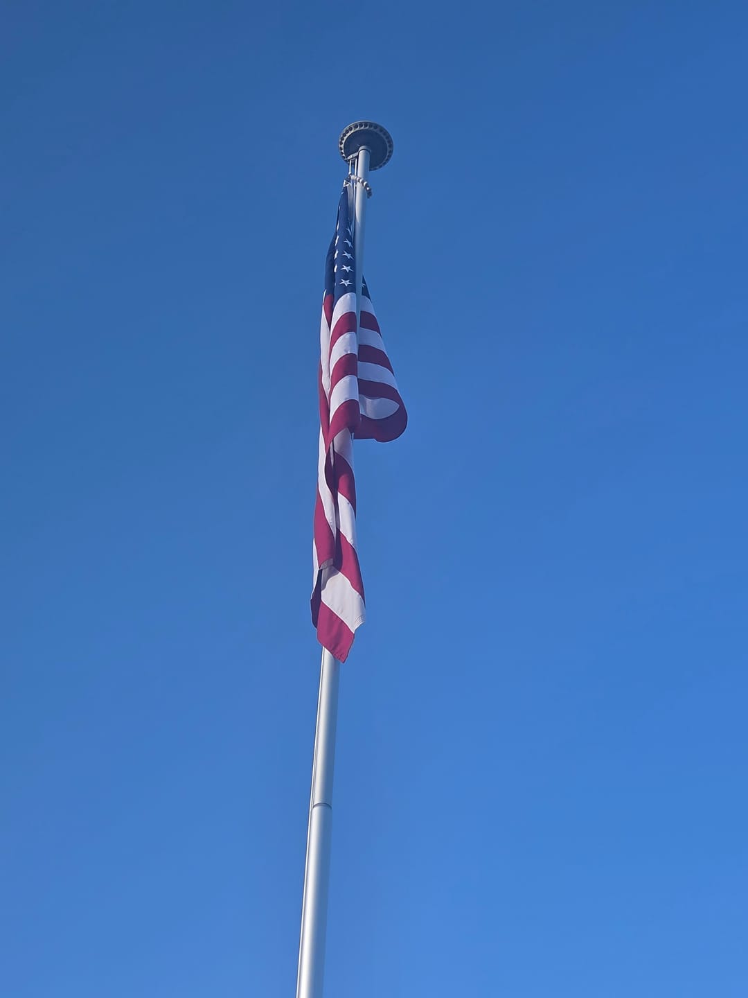 Customer photo review of 6' x 10' American Flag