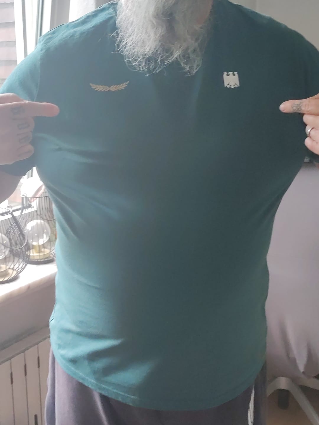 Customer photo review of Heimatliebe Statement - Shirt - Glaze Green