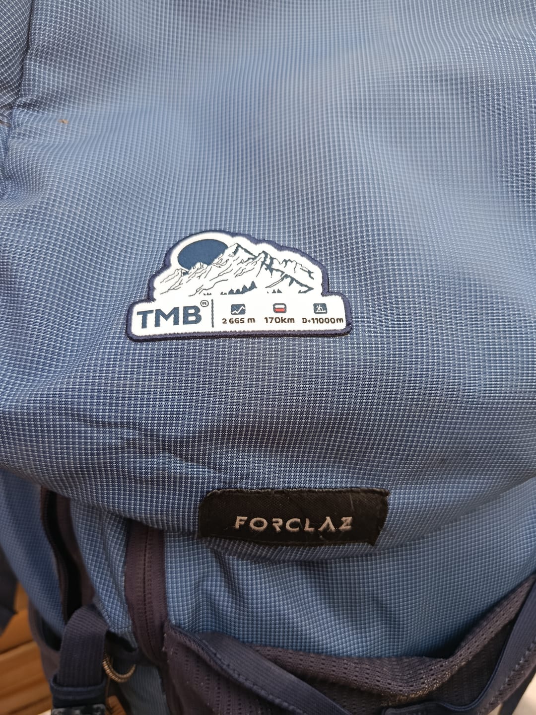 Customer photo review of Écusson TMB® Tour du Mont-Blanc