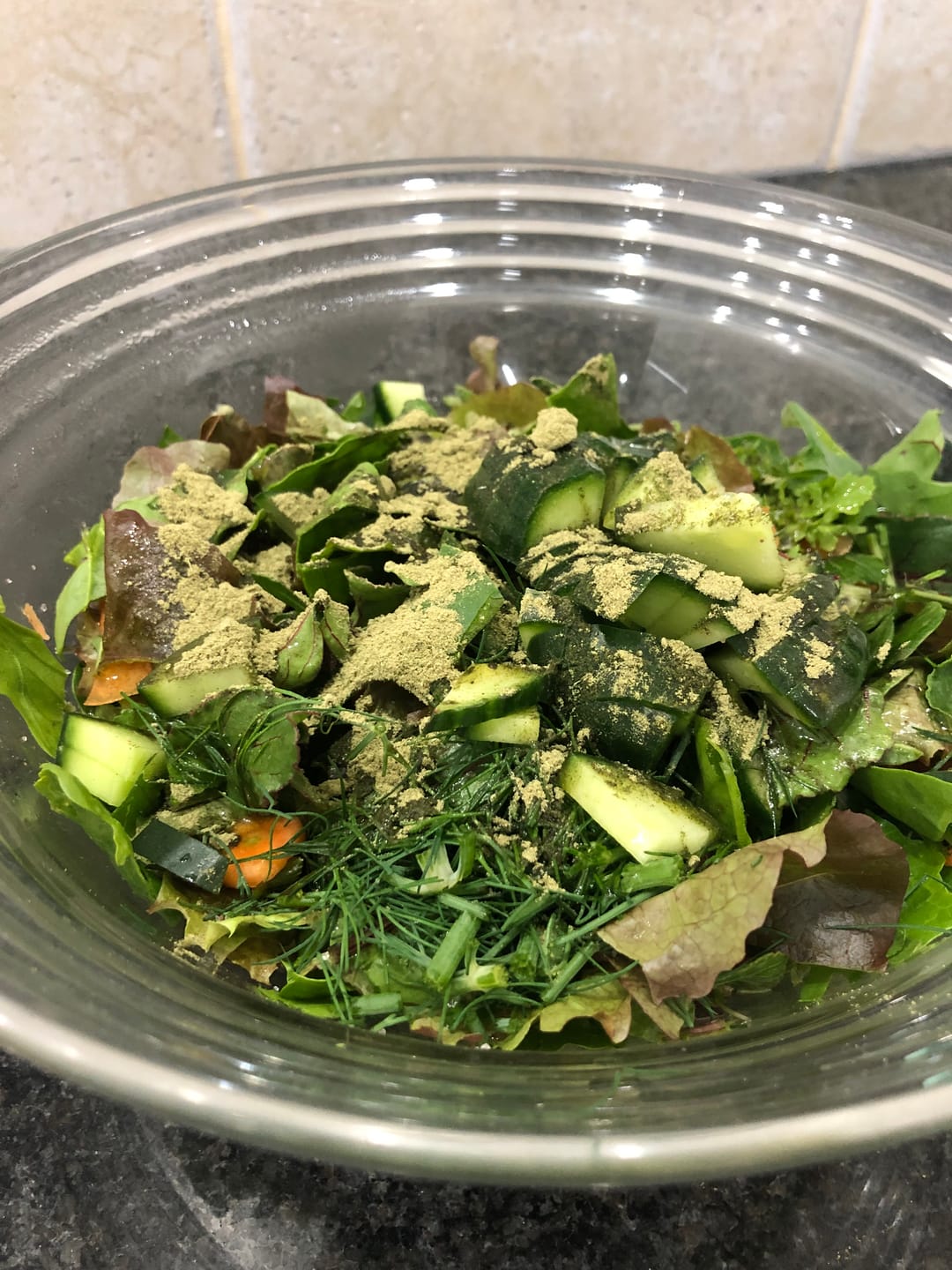 Customer photo review of Lean Green Superfood Protein Shake