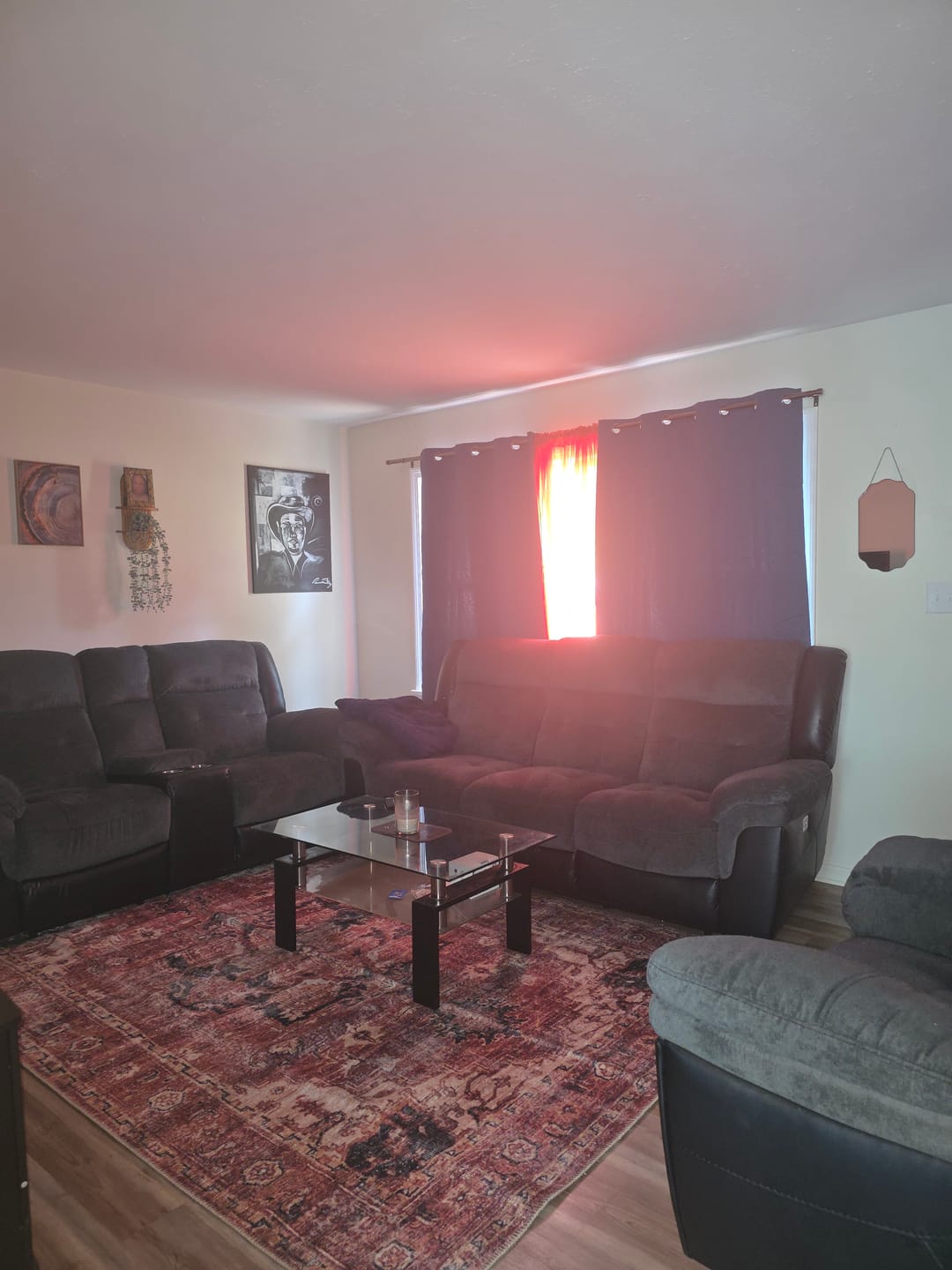 Customer photo review of Distressed Vintage Cezanne Area in Multicolor Rug