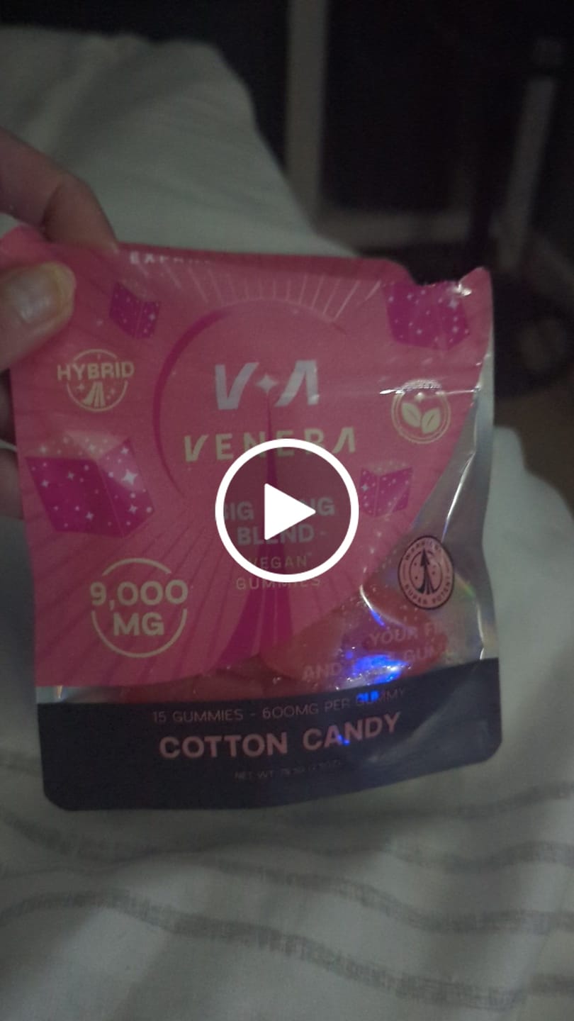 Customer video review of D9 THCP + THCA Gummies (9,000 MG)