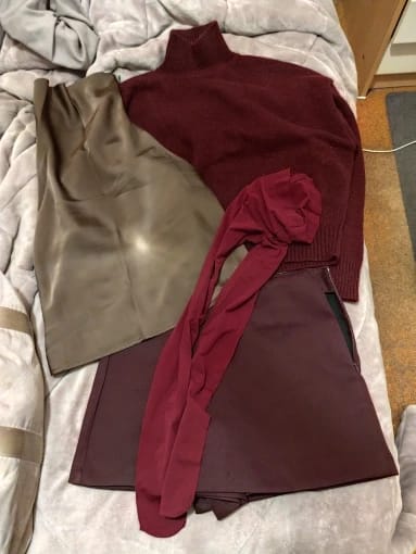 Customer photo review of Tailored High-Waisted Skort