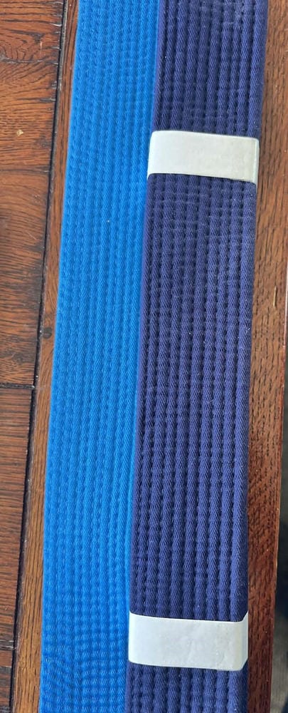 Customer photo review of Isami Navy Blue Belt