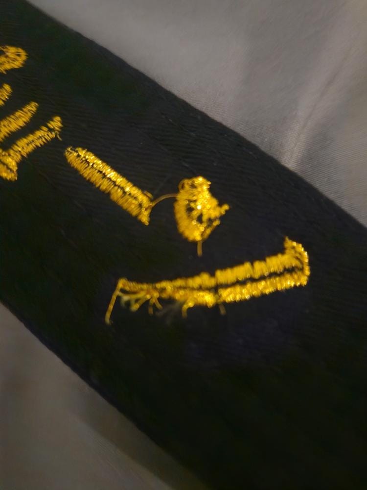 Customer photo review of Isami Karate Black Belt Lightweight