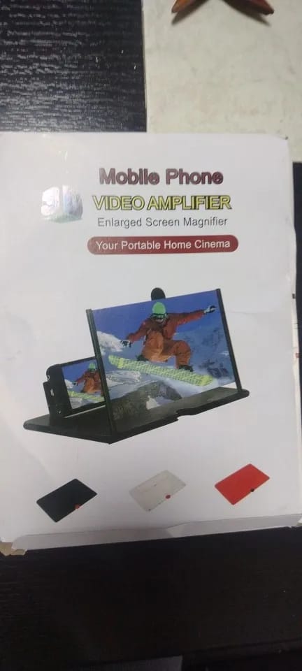 Customer photo review of Amplificador Pantalla Móvil