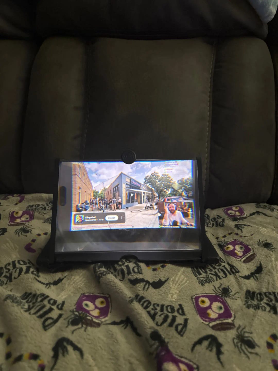 Customer photo review of Amplificador Pantalla Móvil