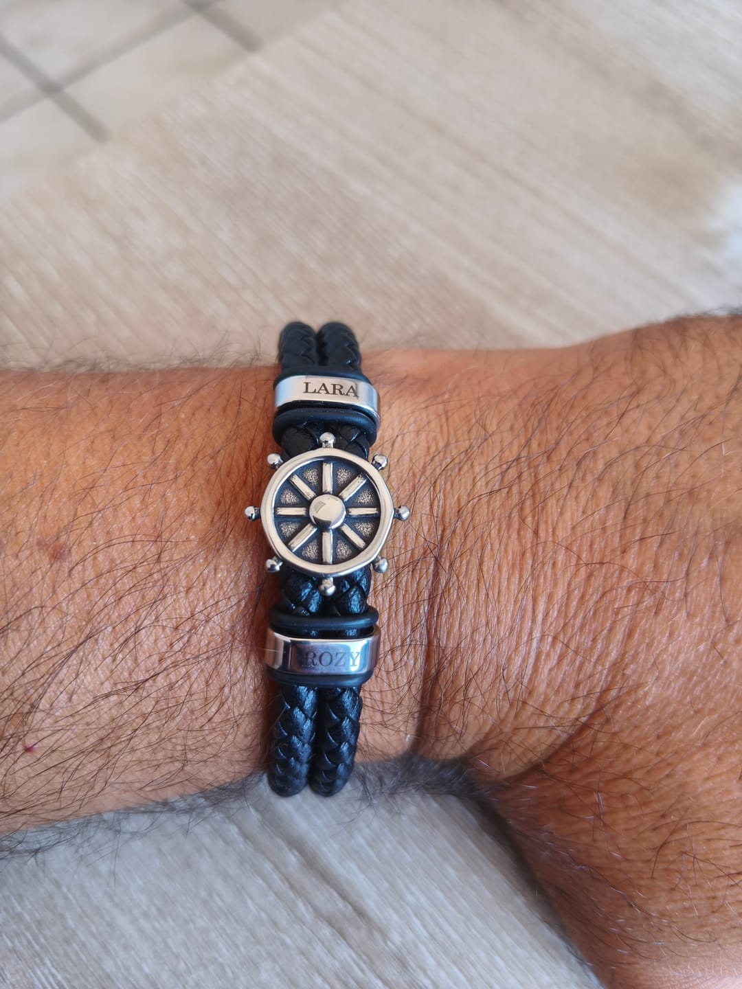Customer photo review of Bracelet: Captain